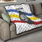 Eswatini Rhino Quilt Swazi Map Flag and African Traditional Patterns