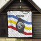 Eswatini Rhino Quilt Swazi Map Flag and African Traditional Patterns