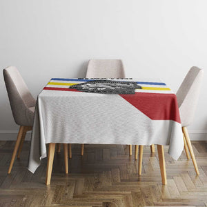 Eswatini Rhino Tablecloth Swazi Map Flag and African Traditional Patterns