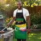 Comoros Independence Day Apron Comorian Flag Brush Stroke National Pride Graphic