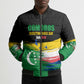 Comoros Independence Day Bomber Puffer Jacket Comorian Flag Brush Stroke National Pride Graphic