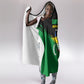 Comoros Independence Day Hooded Blanket Comorian Flag Brush Stroke National Pride Graphic