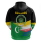 Comoros Independence Day Hoodie Comorian Flag Brush Stroke National Pride Graphic