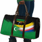 Comoros Independence Day Travel Bag Comorian Flag Brush Stroke National Pride Graphic