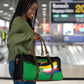 Comoros Independence Day Travel Bag Comorian Flag Brush Stroke National Pride Graphic