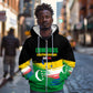 Comoros Independence Day Zip Hoodie Comorian Flag Brush Stroke National Pride Graphic