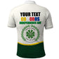 Personalized Comoros Independence Day Polo Shirt July 6th National Pride Flag Graphic With Heritage Emblem