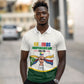 Personalized Comoros Independence Day Polo Shirt July 6th National Pride Flag Graphic With Heritage Emblem