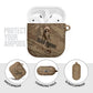 Black Cowboy Nat Love AirPods Case Vintage Western Portrait Lasso