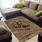 Black Cowboy Nat Love Area Rug Vintage Western Portrait Lasso