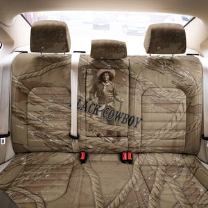 Black Cowboy Nat Love Back Car Seat Cover Vintage Western Portrait Lasso