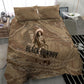 Black Cowboy Nat Love Bedding Set Vintage Western Portrait Lasso