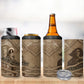Black Cowboy Nat Love 4 in 1 Can Cooler Tumbler Vintage Western Portrait Lasso