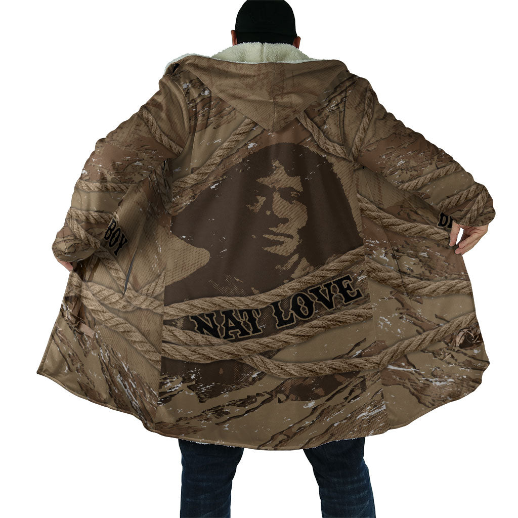 Black Cowboy Nat Love Cloak Vintage Western Portrait Lasso