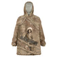 Black Cowboy Nat Love Kid Wearable Blanket Hoodie Vintage Western Portrait Lasso