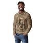 Black Cowboy Nat Love Long Sleeve Polo Shirt Vintage Western Portrait Lasso
