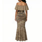 Black Cowboy Nat Love Mermaid Dress Vintage Western Portrait Lasso