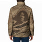 Black Cowboy Nat Love Padded Jacket Vintage Western Portrait Lasso