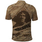 Black Cowboy Nat Love Polo Shirt Vintage Western Portrait Lasso