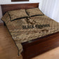 Black Cowboy Nat Love Quilt Bed Set Vintage Western Portrait Lasso