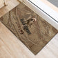Black Cowboy Nat Love Rubber Doormat Vintage Western Portrait Lasso