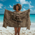 Black Cowboy Nat Love Sarong Vintage Western Portrait Lasso