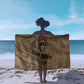 Black Cowboy Nat Love Sarong Vintage Western Portrait Lasso
