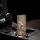 Black Cowboy Nat Love Skinny Tumbler Vintage Western Portrait Lasso