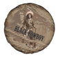 Black Cowboy Nat Love Spare Tire Cover Vintage Western Portrait Lasso