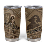 Black Cowboy Nat Love Tumbler Cup Vintage Western Portrait Lasso