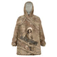 Black Cowboy Nat Love Wearable Blanket Hoodie Vintage Western Portrait Lasso