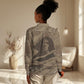 Black Cowboy Nat Love Women Casual Shirt Vintage Western Portrait Lasso