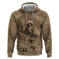Black Cowboy Nat Love Zip Hoodie Vintage Western Portrait Lasso