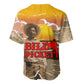 Black Cowboy Bill Pickett Baseball Jersey Retro Sunset Western Design