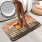 Black Cowboy Bill Pickett Bathroom Set Retro Sunset Western Design