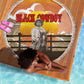 Black Cowboy Bill Pickett Beach Blanket Retro Sunset Western Design