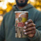 Black Cowboy Bill Pickett 4 in 1 Can Cooler Tumbler Retro Sunset Western Design