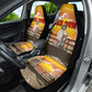 Black Cowboy Bill Pickett Car Seat Cover Retro Sunset Western Design