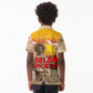 Black Cowboy Bill Pickett Kid Polo Shirt Retro Sunset Western Design