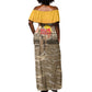 Black Cowboy Bill Pickett Off Shoulder Maxi Dress Retro Sunset Western Design