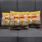 Black Cowboy Bill Pickett Pillow Cover Retro Sunset Western Design