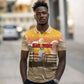 Black Cowboy Bill Pickett Polo Shirt Retro Sunset Western Design