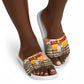 Black Cowboy Bill Pickett Slide Sandals Retro Sunset Western Design