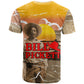 Black Cowboy Bill Pickett T shirt Retro Sunset Western Design