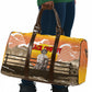 Black Cowboy Bill Pickett Travel Bag Retro Sunset Western Design
