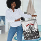 Black Cowboy Nat Love Laundry Basket Comic Style Desert Line Art Red Typography