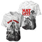 Black Cowboy Nat Love Baseball Jersey Comic Style Desert Line Art Red Typography