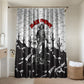 Black Cowboy Nat Love Bathroom Set Comic Style Desert Line Art Red Typography