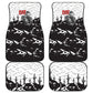 Black Cowboy Nat Love Car Mats Comic Style Desert Line Art Red Typography