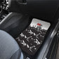 Black Cowboy Nat Love Car Mats Comic Style Desert Line Art Red Typography